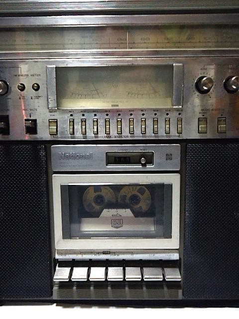♪昭和銘機 整備清掃ラジカセ National 「Disco M」RX-5700