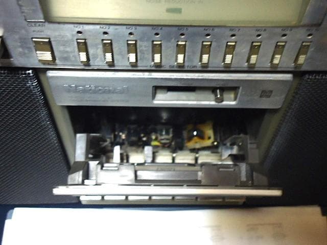 ♪昭和銘機 整備清掃ラジカセ National 「Disco M」RX-5700