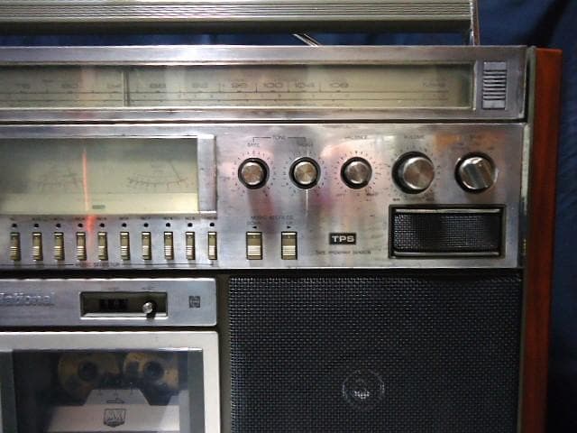 ♪昭和銘機 整備清掃ラジカセ National 「Disco M」RX-5700