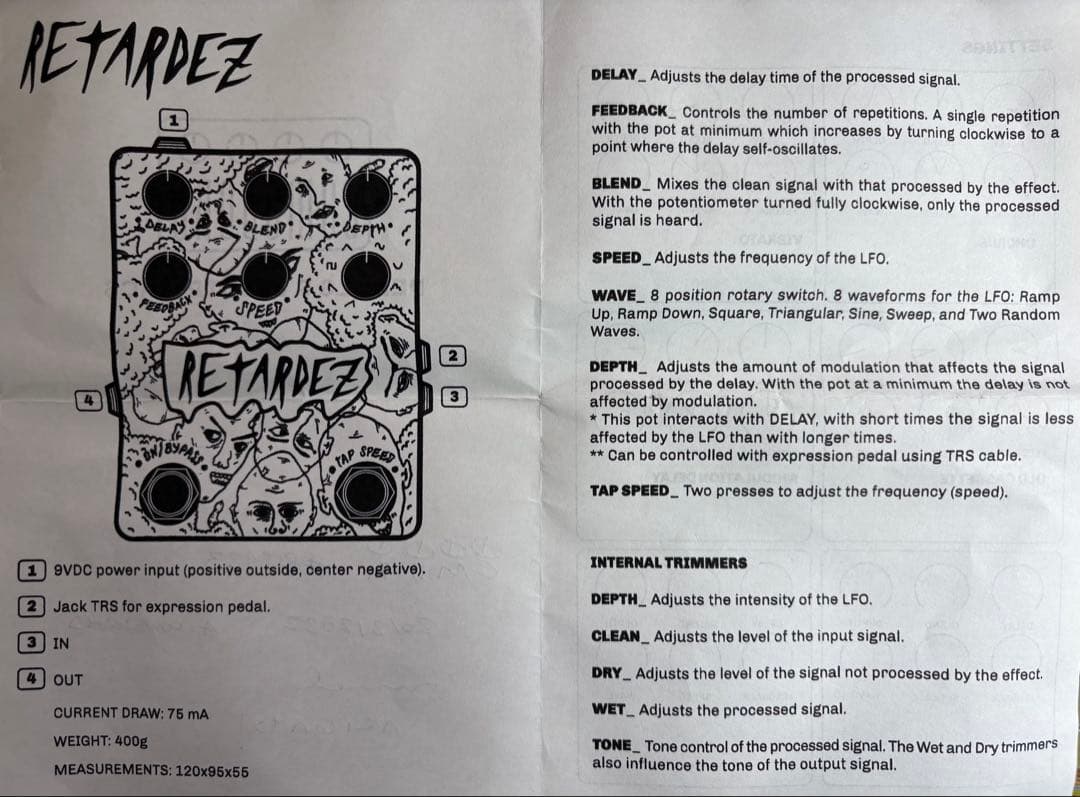 comodoro RETARDEZ Delay 2022 良品