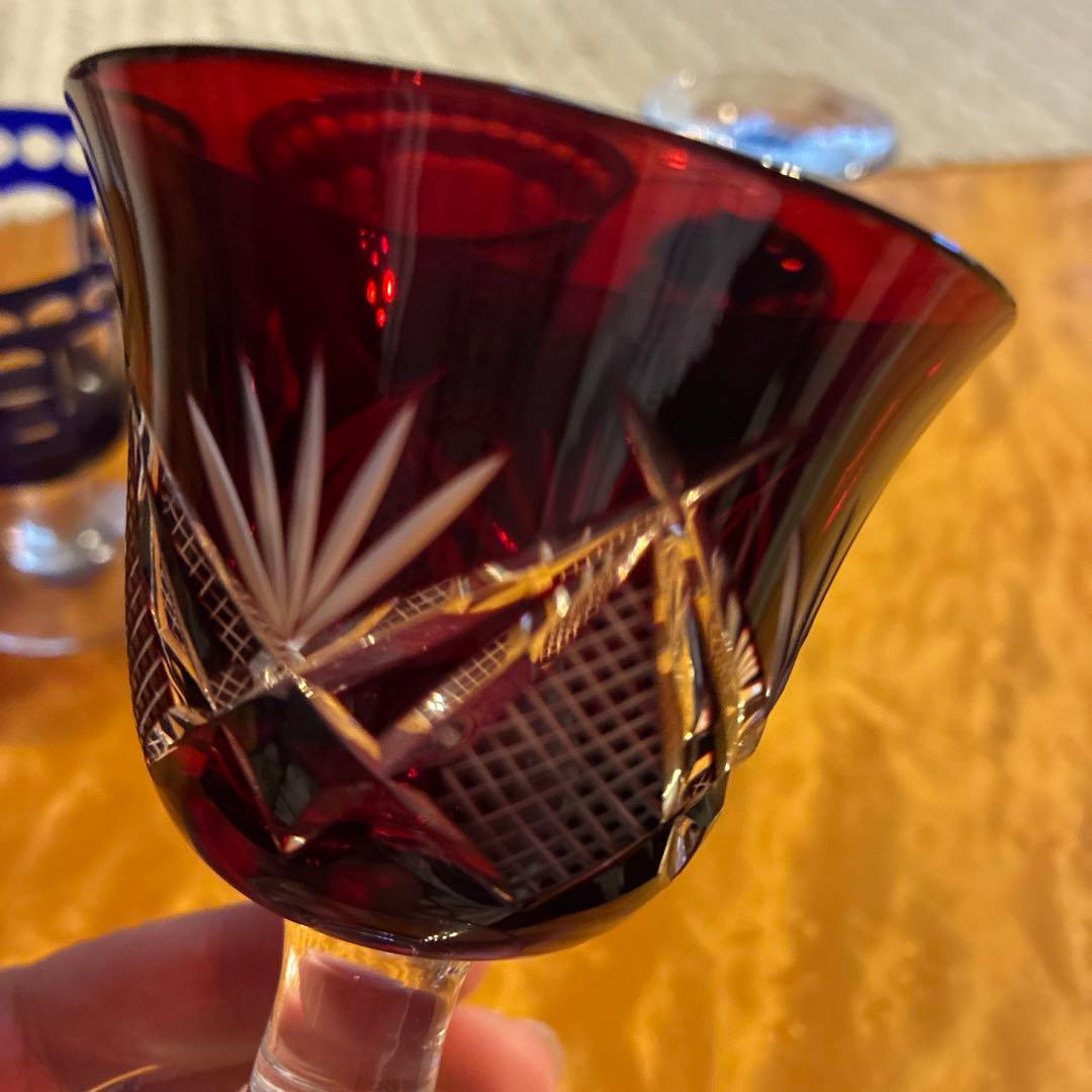江戸切子　矢部硝子工芸 岳茂 冷酒器 セット