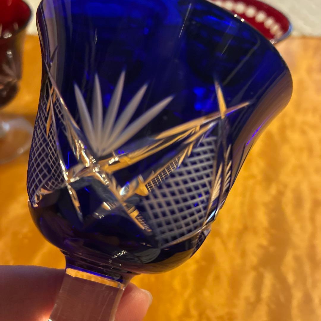 江戸切子　矢部硝子工芸 岳茂 冷酒器 セット