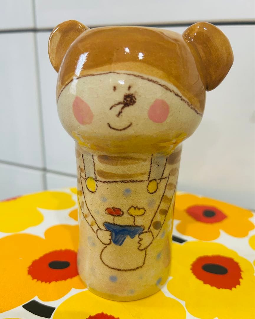 cosaelさん　　くま花瓶