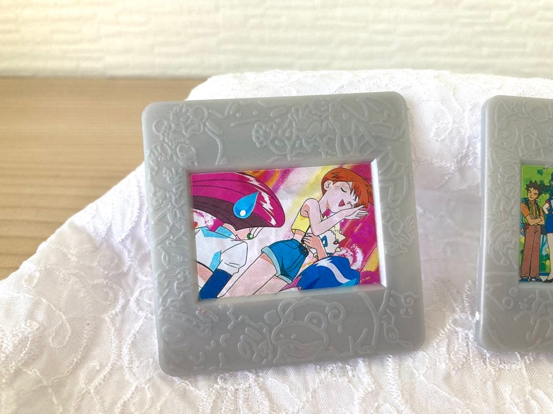 Meiji ポケモン ピクチャーフレーム 3点 #カスミ、ピカチュウ、リザードン