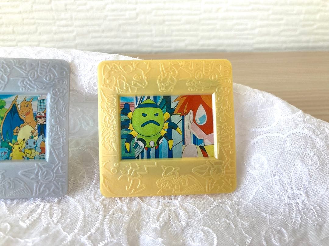 Meiji ポケモン ピクチャーフレーム 3点 #カスミ、ピカチュウ、リザードン