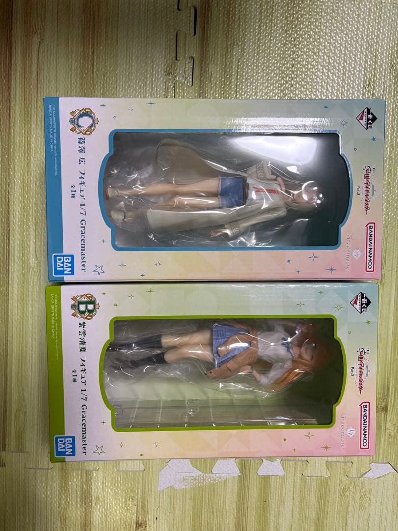 学園アイドルマスター　一番くじ B賞　紫雲清夏 C賞　篠澤広 ＋おまけ