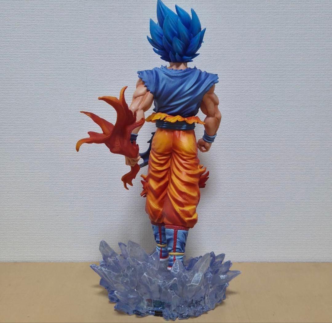 た*！様 ドラゴンボール ガレージキット 孫悟空 超サイヤ人ブルー スーパーサイ