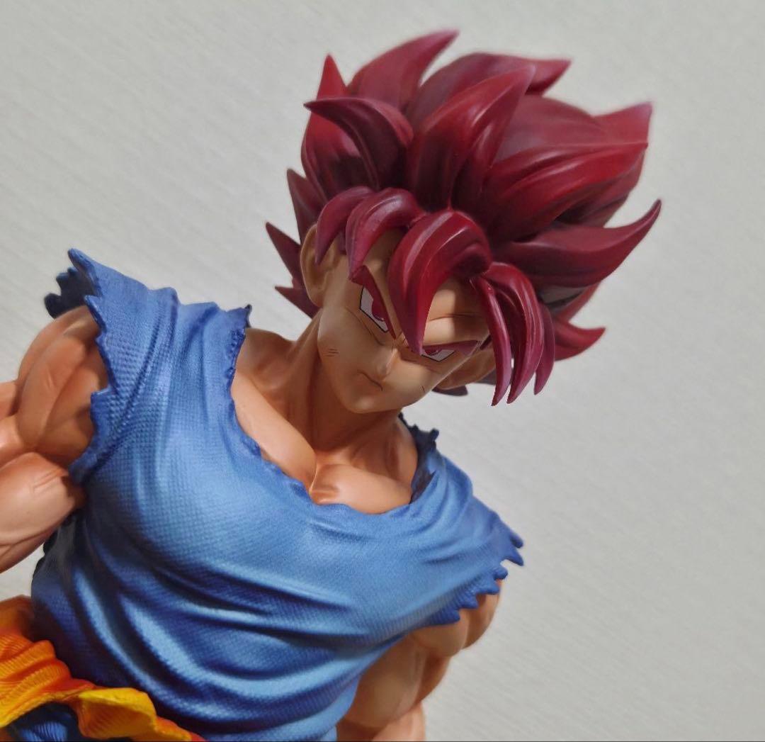 た*！様 ドラゴンボール ガレージキット 孫悟空 超サイヤ人ブルー スーパーサイ