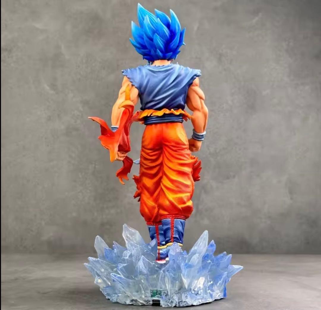 た*！様 ドラゴンボール ガレージキット 孫悟空 超サイヤ人ブルー スーパーサイ