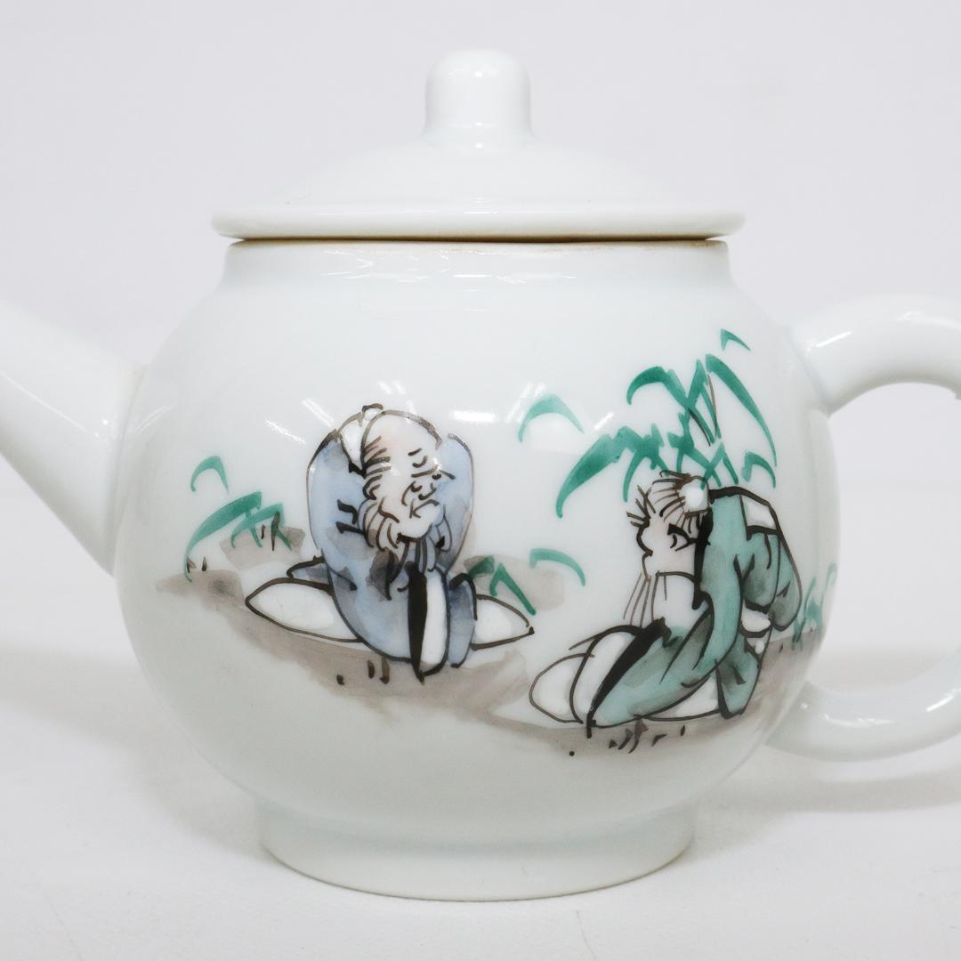 京焼 加藤和峰 急須 2客 煎茶 茶道具