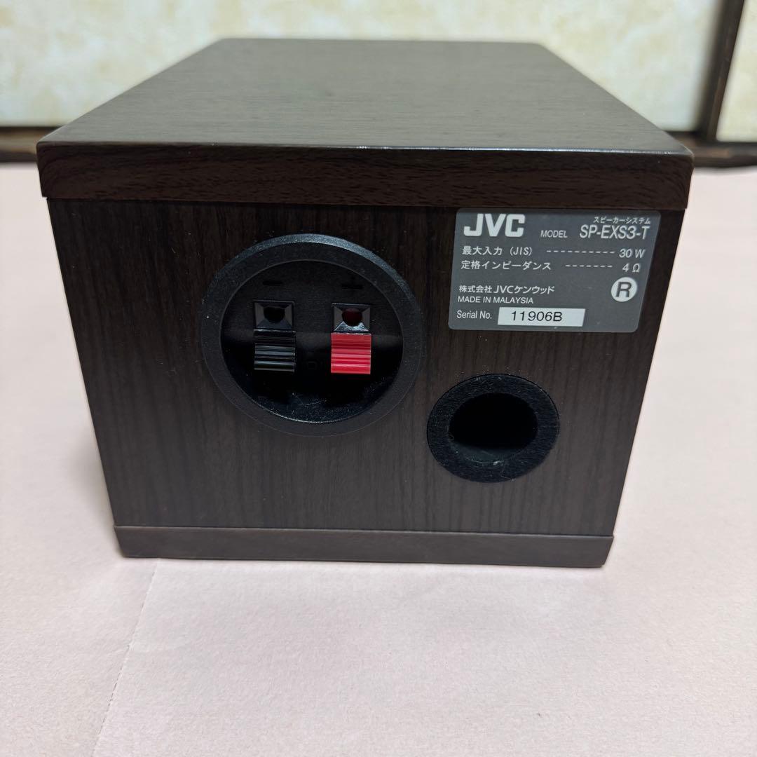 【美品】JVC EX-S3-T CDコンポ 動作確認済み ブラウン リモコン付