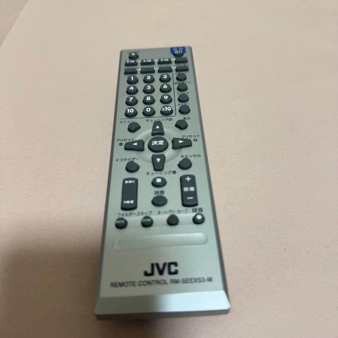 【美品】JVC EX-S3-T CDコンポ 動作確認済み ブラウン リモコン付