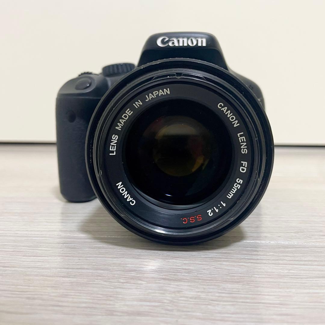 届いてすぐ撮影可！EOS Kiss X4 + 伝説のレンズ f1.2 豪華セット