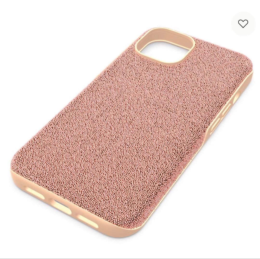 SWAROVSKI スマホケース（iPhone14）ローズゴールド