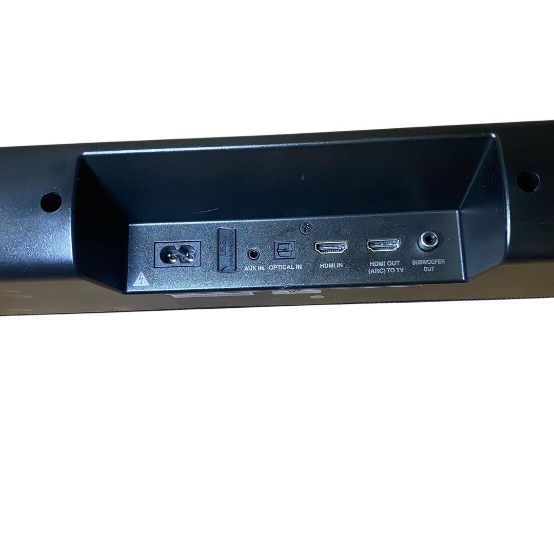 美品✨DENON サブウーハー内蔵サウンドバー DHT-S216 リモコン付き❗️