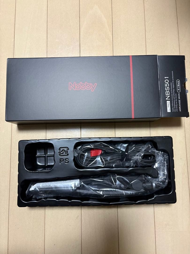 Nobby NBS501 ブラック アレンジアイロン