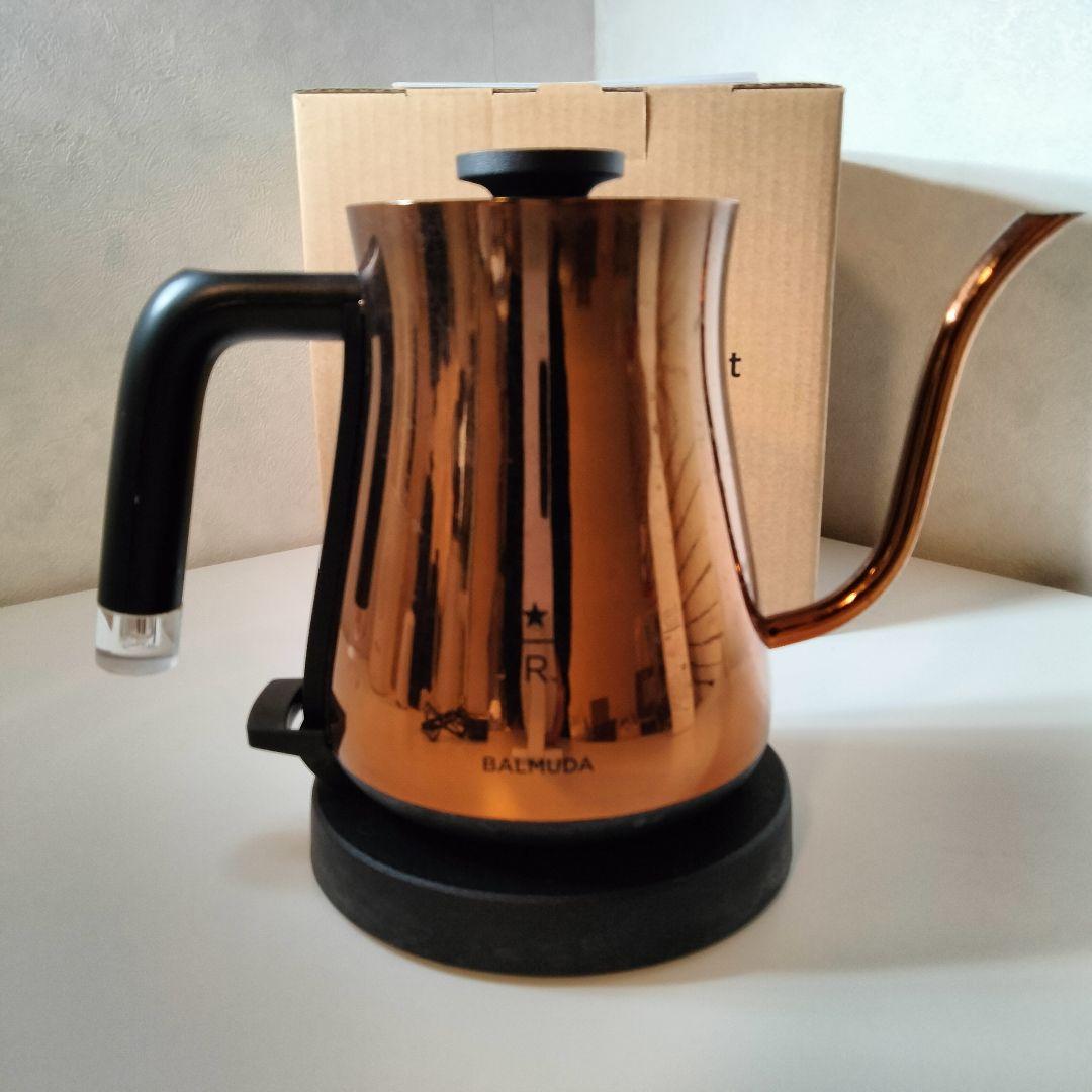 【スタバコラボ】BALMUDA 電気ケトル スターバックスリザーブモデル　472