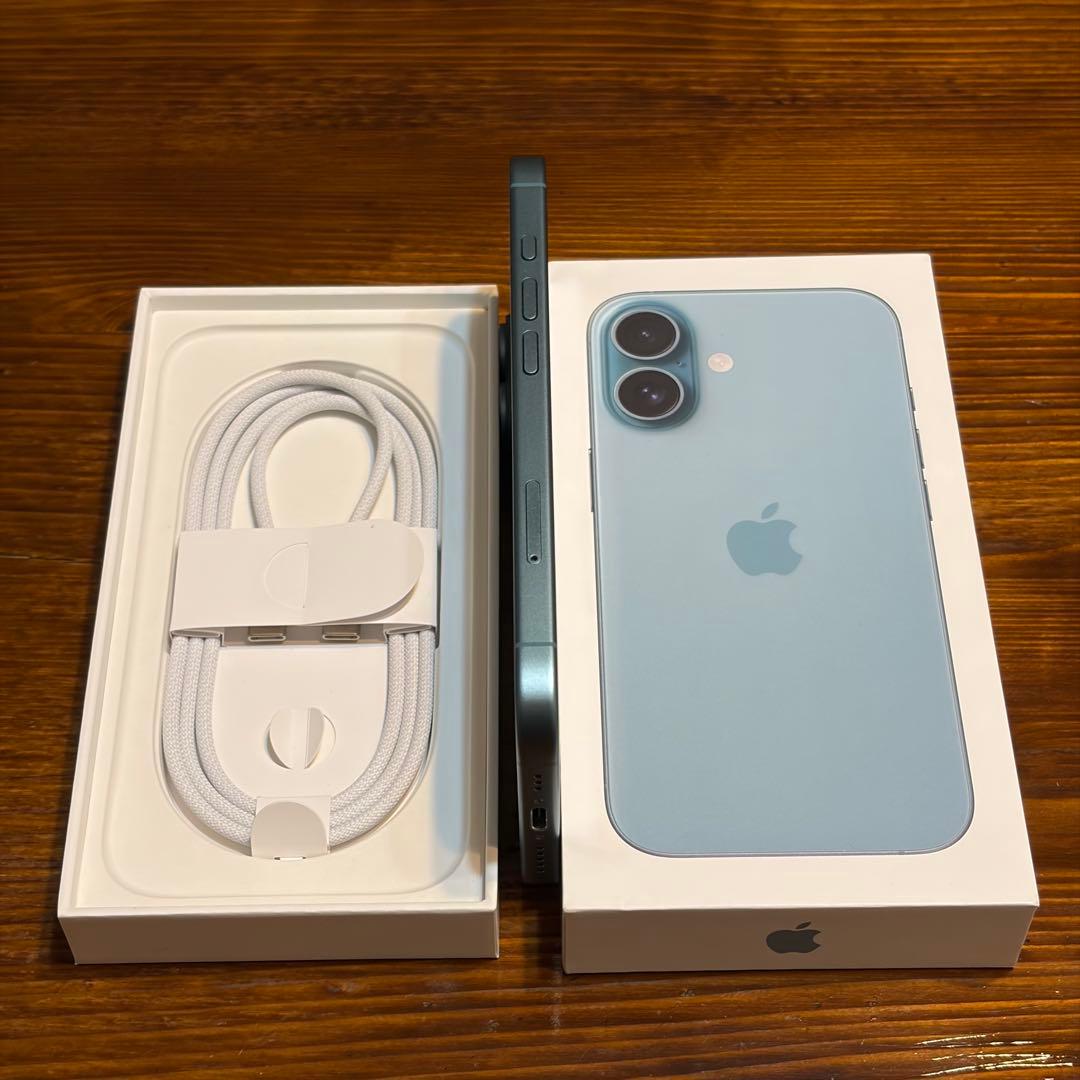 【値下げ】iPhone 16 128GB ティール SIMフリー