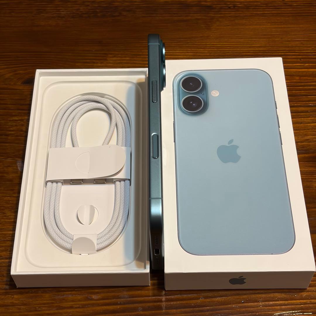 【値下げ】iPhone 16 128GB ティール SIMフリー
