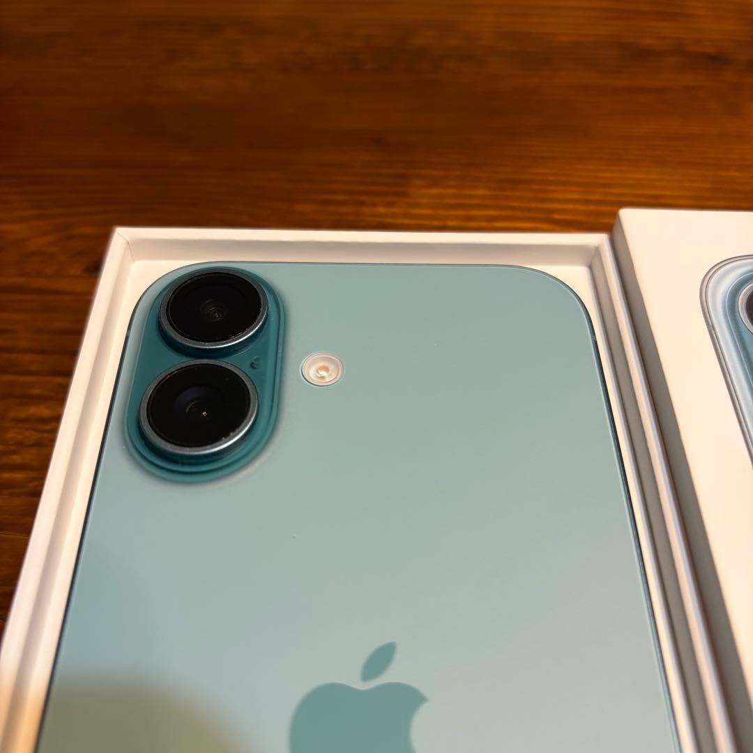 【値下げ】iPhone 16 128GB ティール SIMフリー