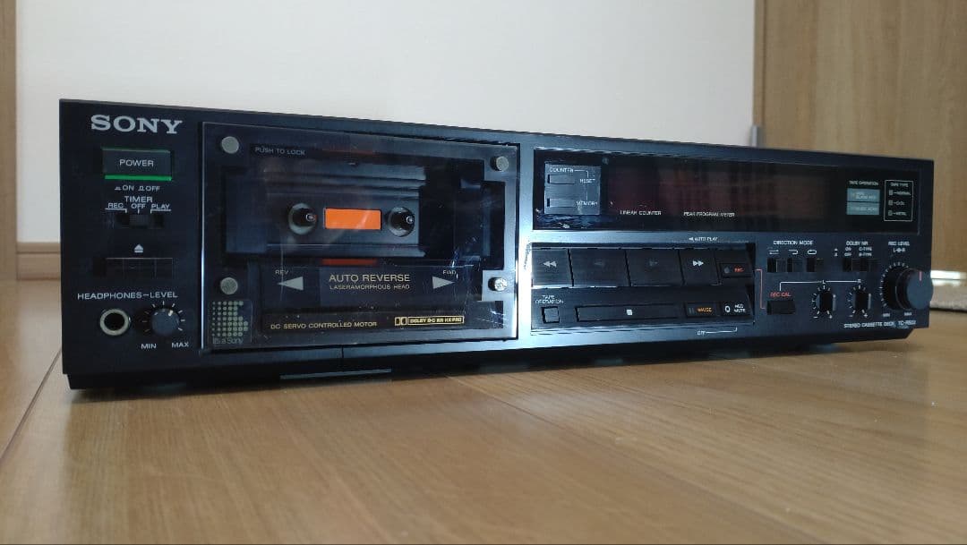 ソニー オートリバースカセットデッキ TC-R502