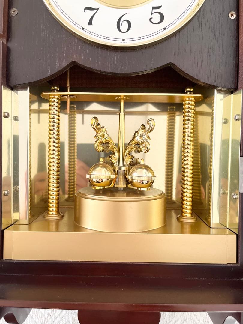 SEIKO セイコー 掛時計 木製 昭和レトロ アンティーク QB550B