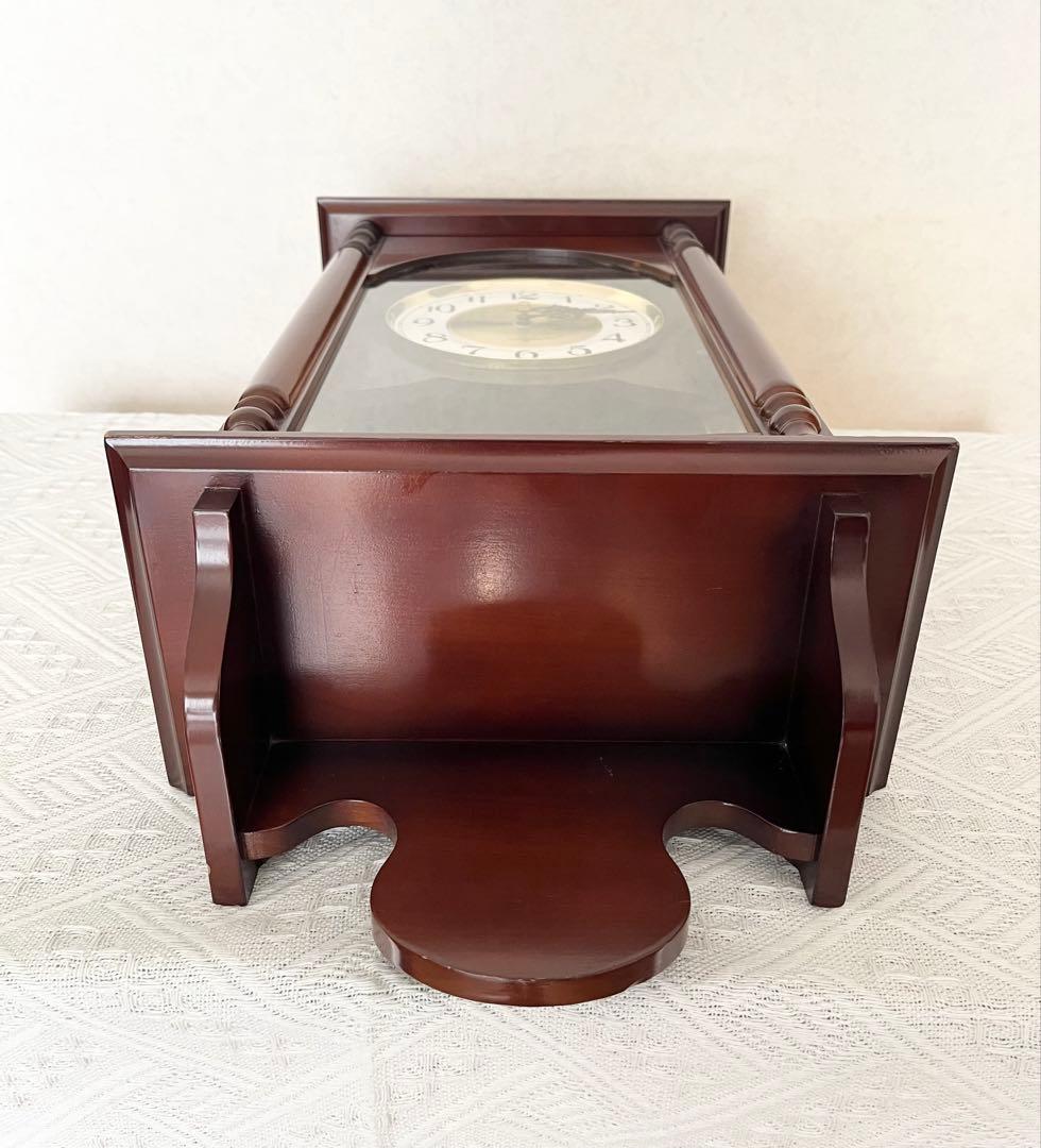 SEIKO セイコー 掛時計 木製 昭和レトロ アンティーク QB550B