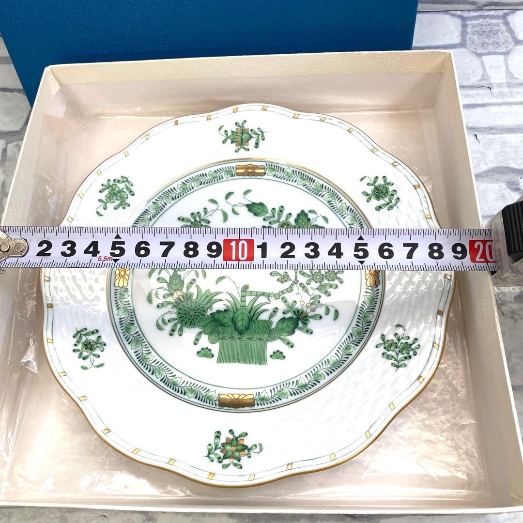 Herend ヘレンド　インドの華　18.5㎝　美品　箱付　皿　食器