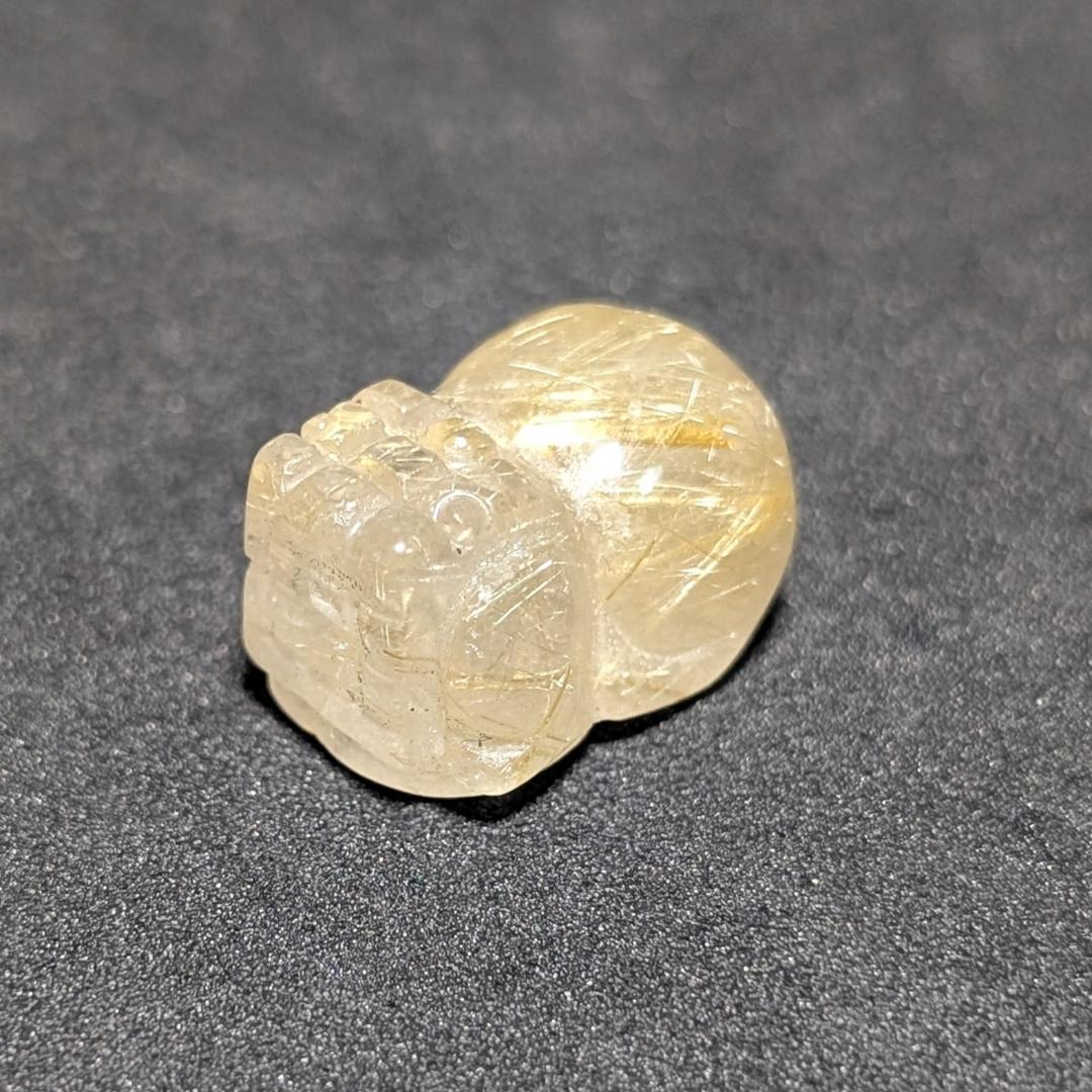 一点物 存在感がすごい タイチンルチル 貔貅 ヒキュウ 金針水晶 1点物