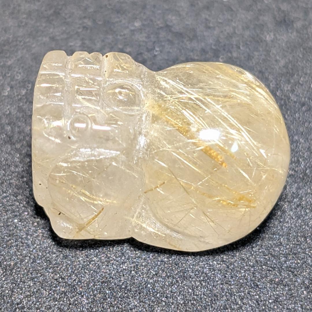 一点物 存在感がすごい タイチンルチル 貔貅 ヒキュウ 金針水晶 1点物