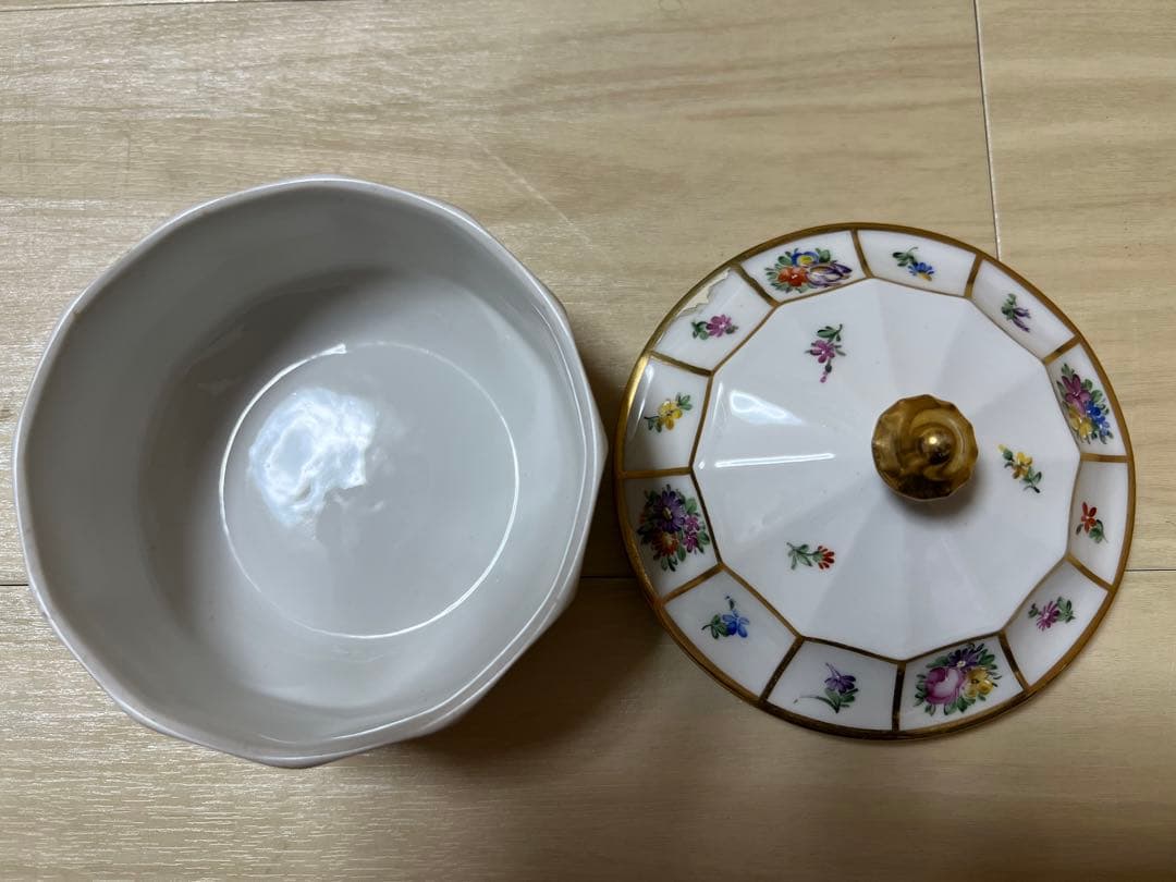   小物入れ 砂糖入れ 24金 洋食器 1級品