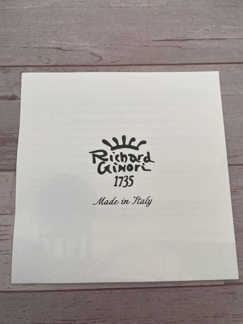 未使用！Richard Ginori ホワイト長方形20×33cm 大皿