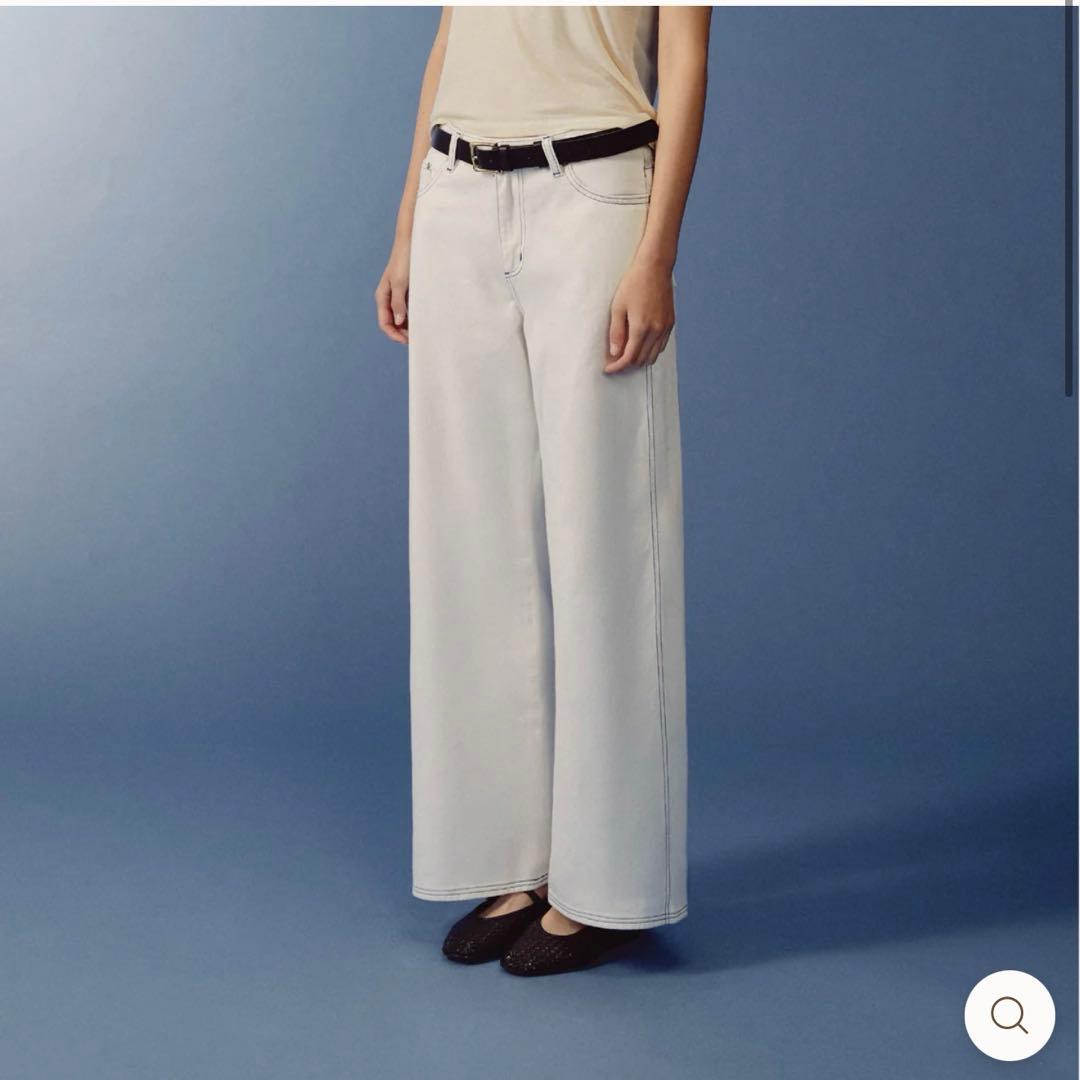 Always Wonder デニムパンツ 白 ワイドパンツ 美品 希少 タイ