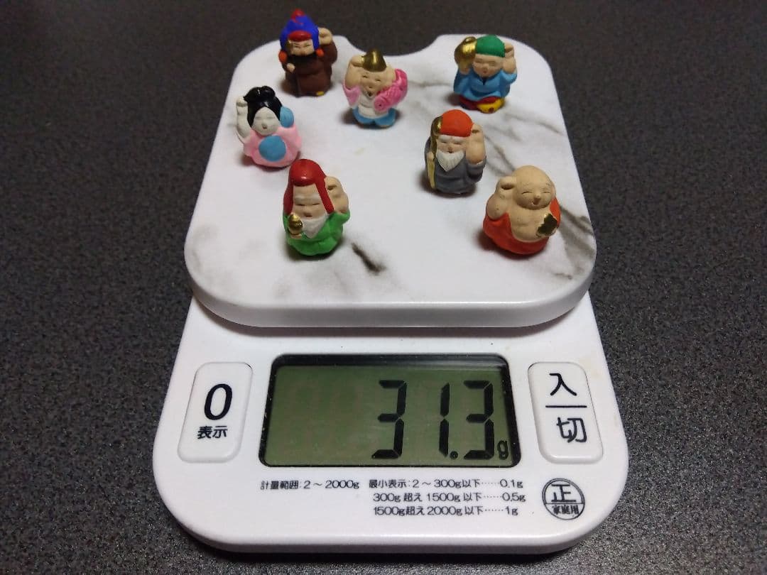 招き七福神　ミニチュア置物