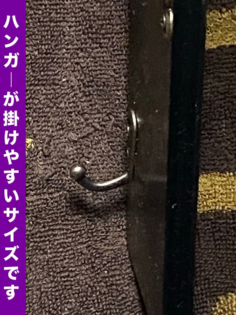 ゴシック調 アンティーク風♦️コンパクト ハンガーフック 黒＆金♦️未使用♦️送料込