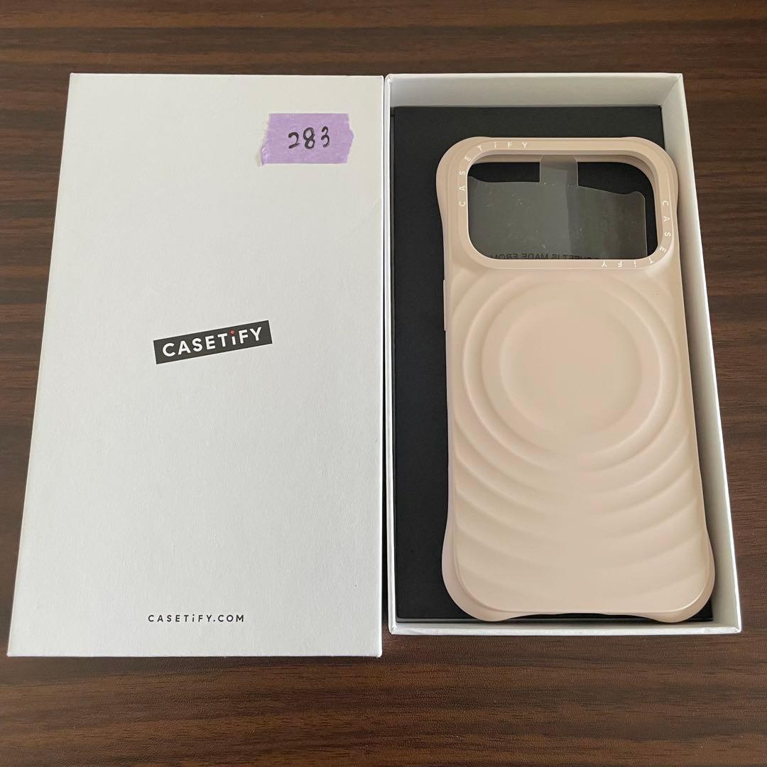 CASETiFY iPhone 17Pro ケース 波型 マグセーフ オーツ