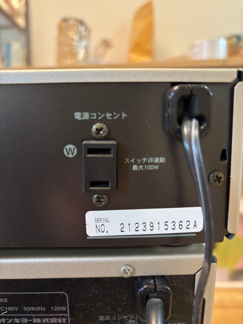 ONKYO CDプレーヤー T-422M & アンプ A-922