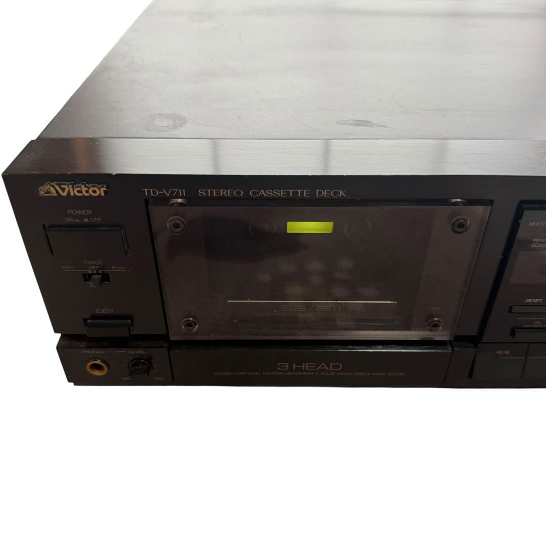 【名機】Victor TD-V711 3ヘッド ステレオカセットデッキ