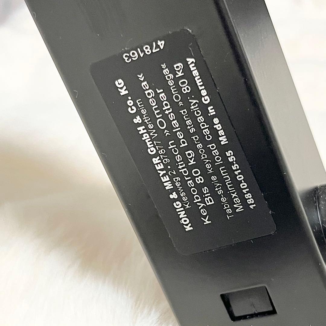 【美品】K&M 18810 Omega キーボードスタンド ブラック