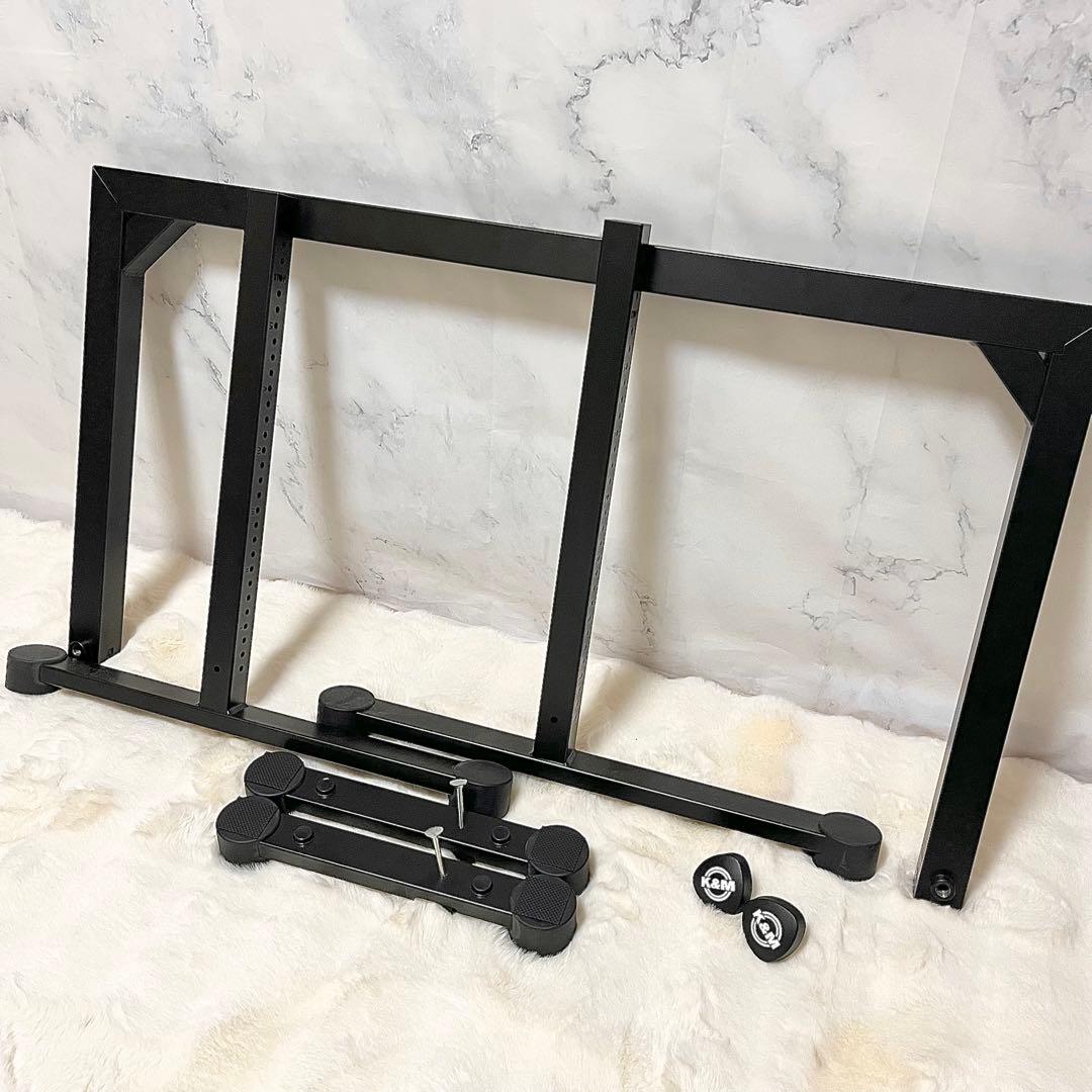 【美品】K&M 18810 Omega キーボードスタンド ブラック