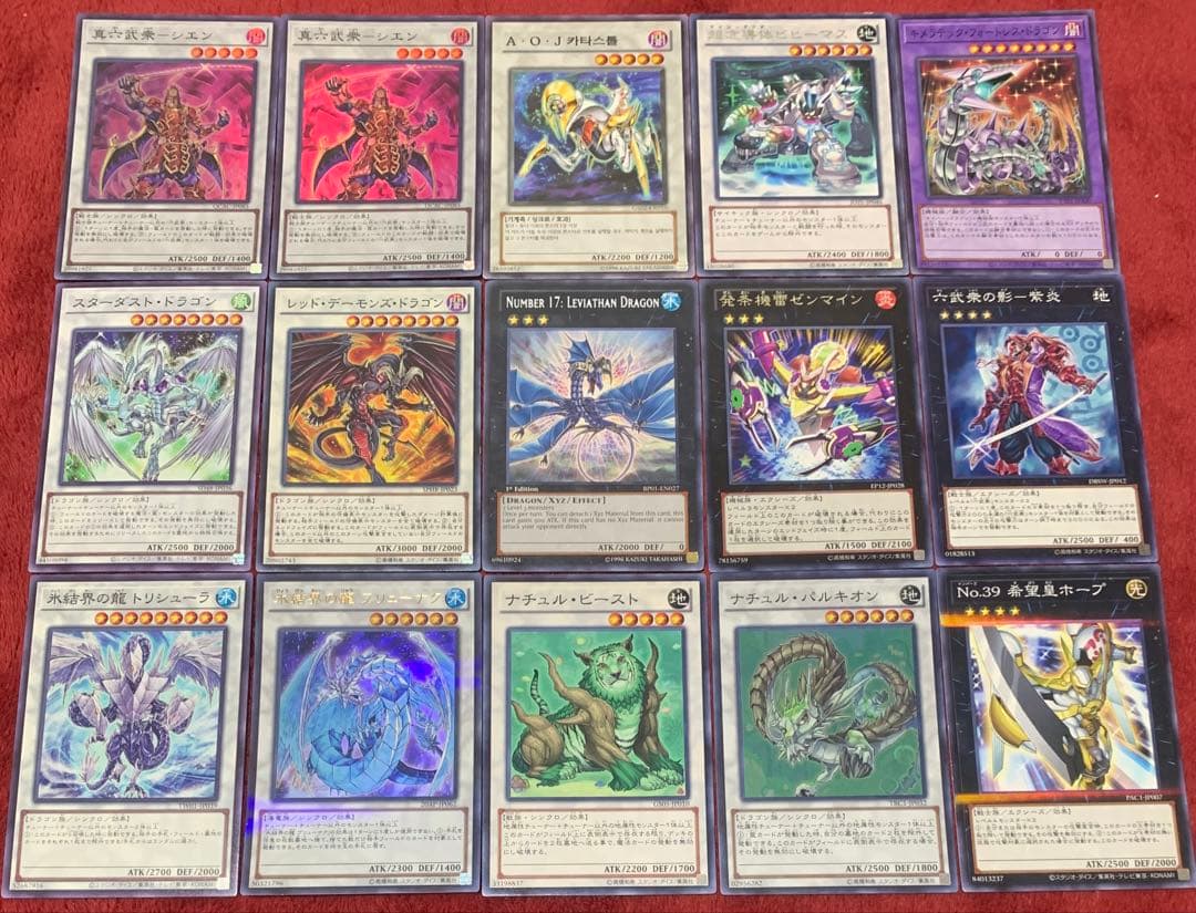 遊戯王　本格構築六武衆デッキ40枚＋E X15枚＋α