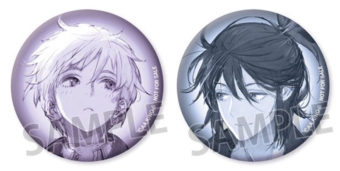 《セット》NO.6 ノイタミナ ノベルティ 缶バッジ ネズミ 紫苑