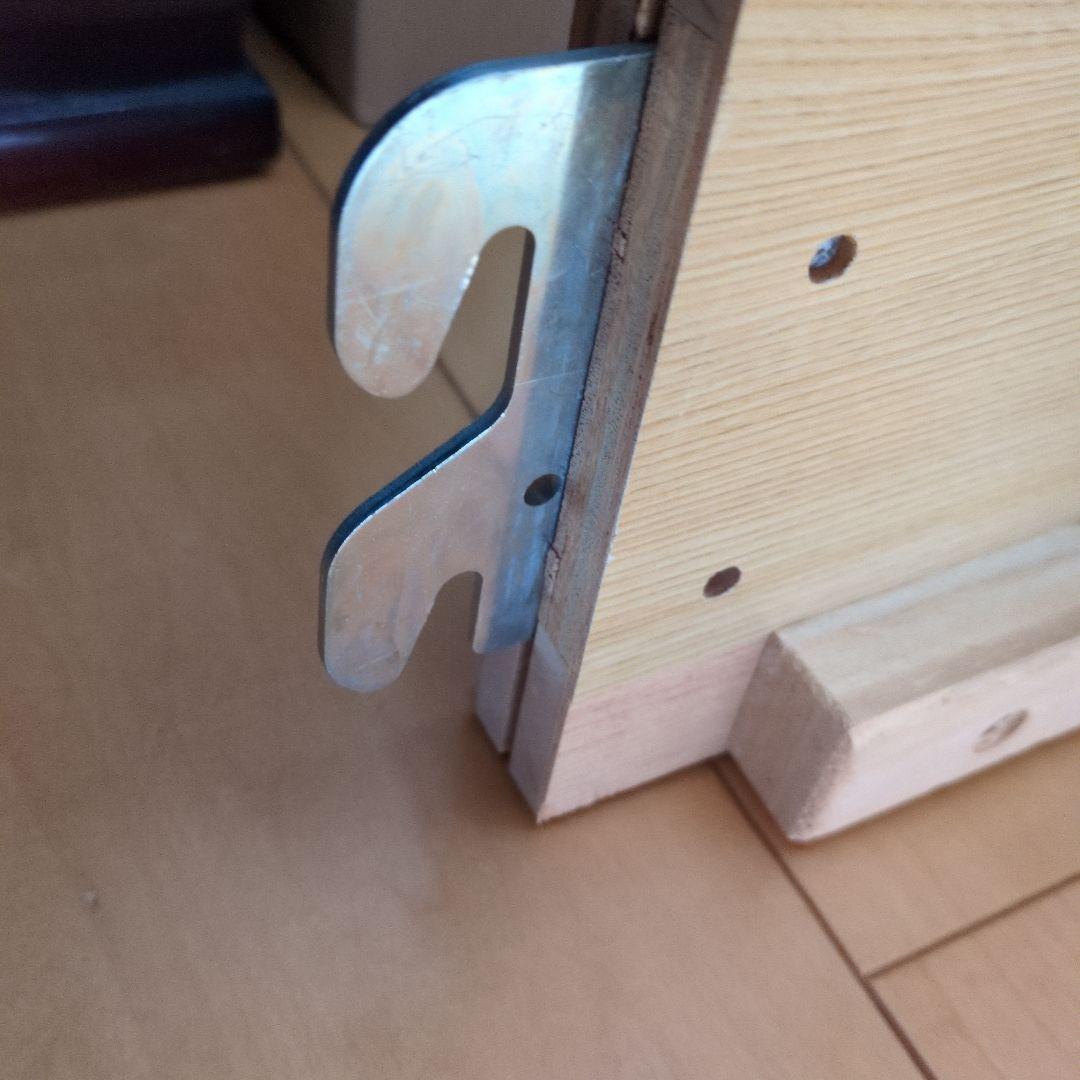 木製チェストベッドフレーム①　※単品購入不可　ベッド下タンス②③をセット購入用