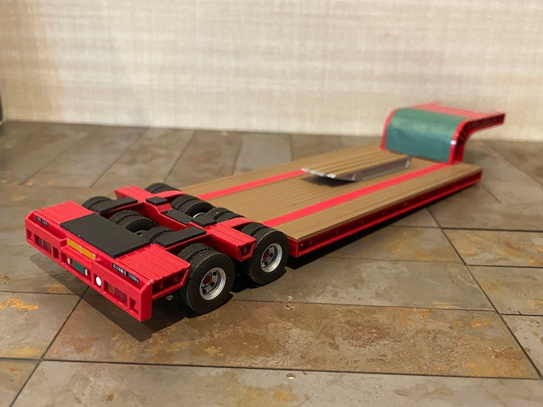 希少 ケンクラフト製1/50 プロフィア 16輪トレーラーセット＋除雪グレーダー