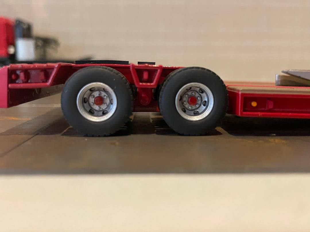 希少 ケンクラフト製1/50 プロフィア 16輪トレーラーセット＋除雪グレーダー