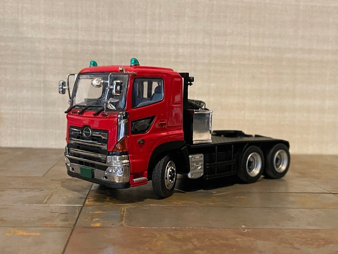 希少 ケンクラフト製1/50 プロフィア 16輪トレーラーセット＋除雪グレーダー