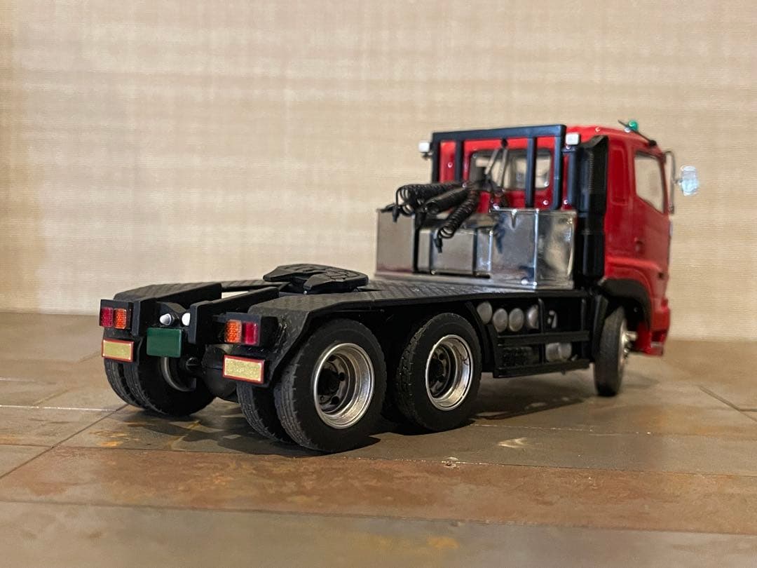 希少 ケンクラフト製1/50 プロフィア 16輪トレーラーセット＋除雪グレーダー