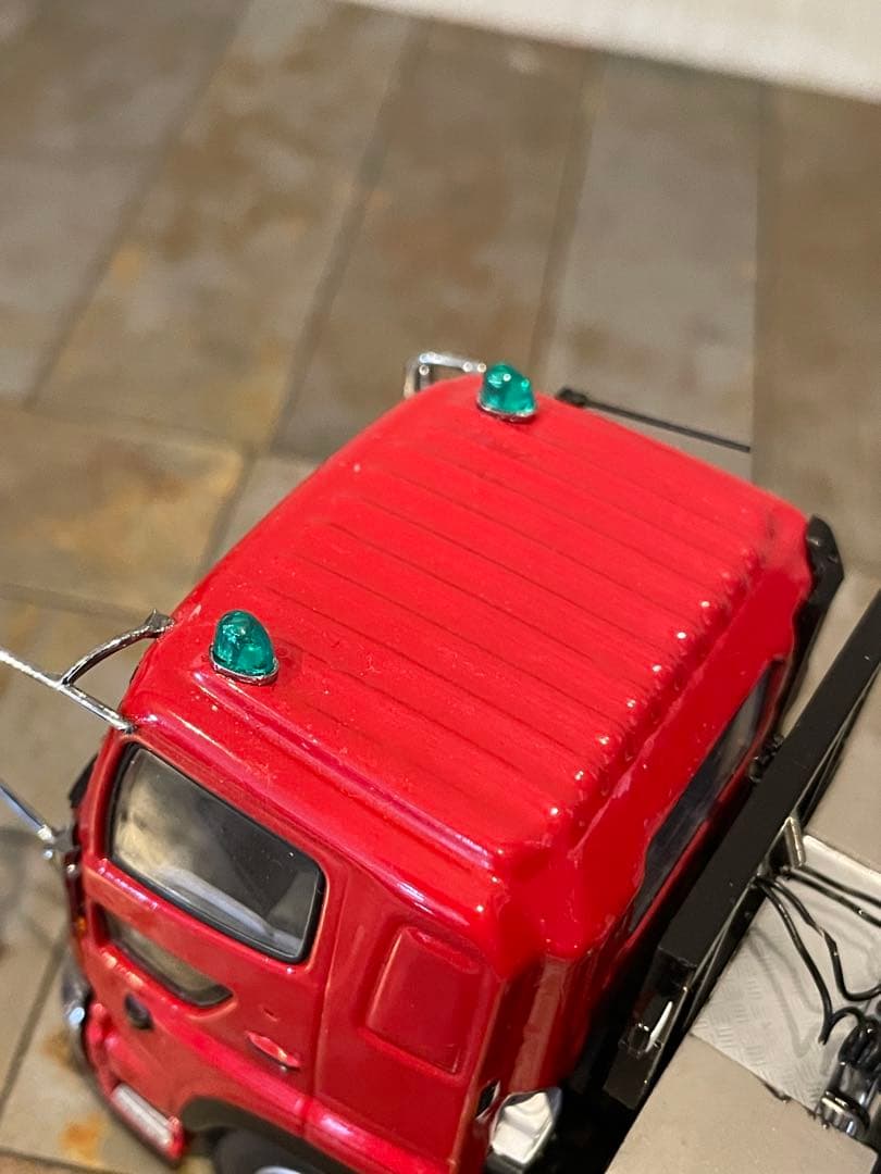 希少 ケンクラフト製1/50 プロフィア 16輪トレーラーセット＋除雪グレーダー