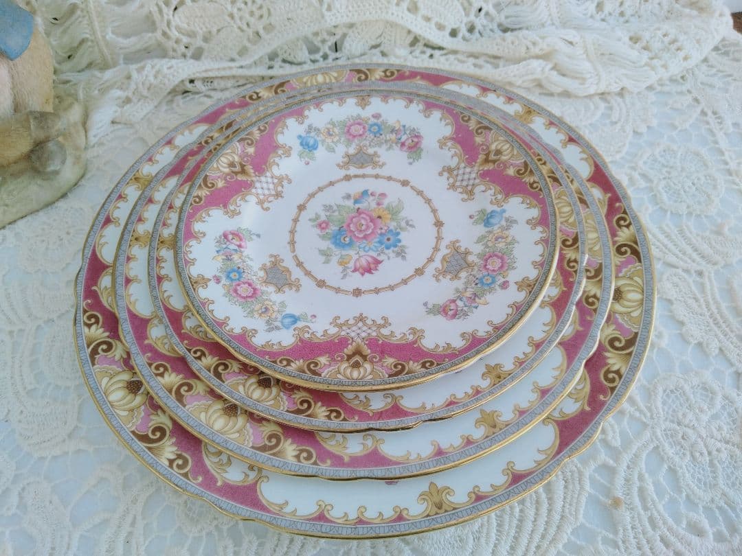 shellyシェリー　　ピンクシェラトンランチ＆ディナープレート