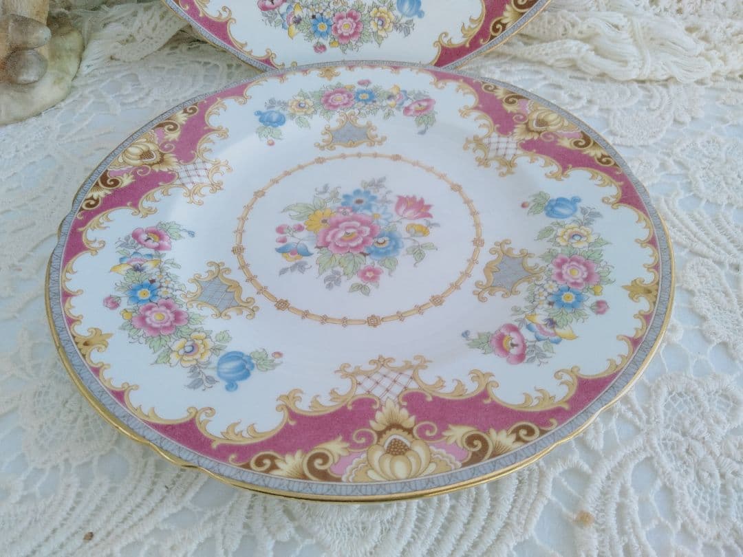 shellyシェリー　　ピンクシェラトンランチ＆ディナープレート